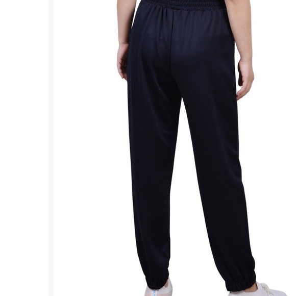 NY Collection Woman Elastic Waist Pants - Picture 2 of 8